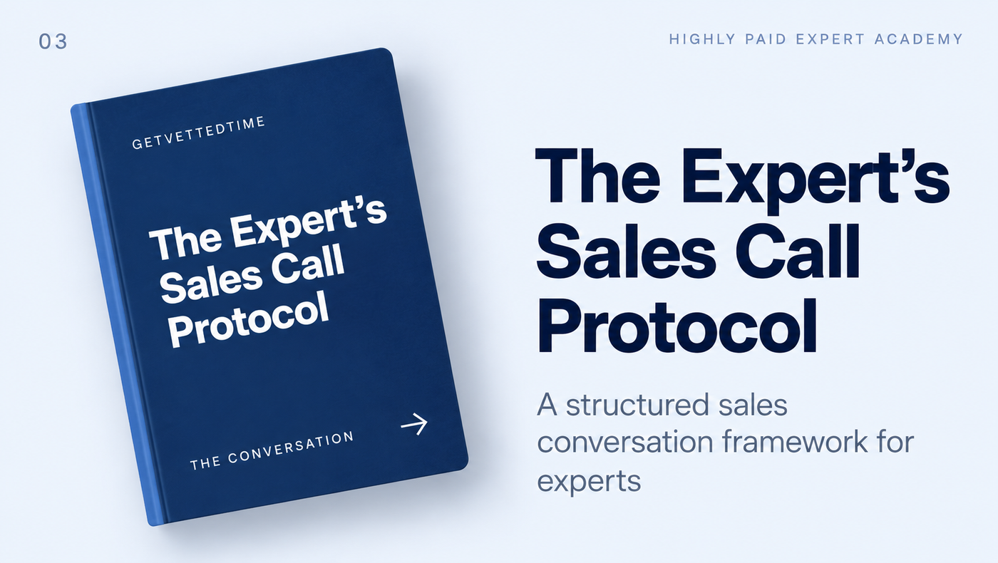 The Expert’s Sales Call Protocol